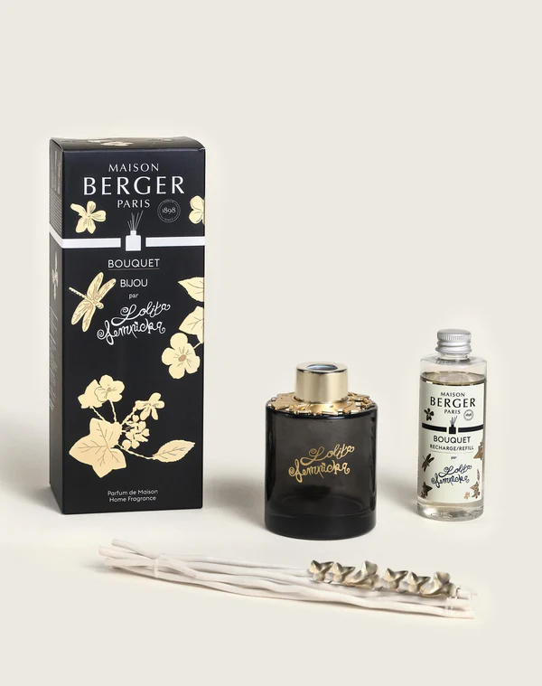 Zestaw Patyczki Zapachowe Lolita Bijou Czarny 100ml + Olejek Zapachowy „Lolita” 100 ml