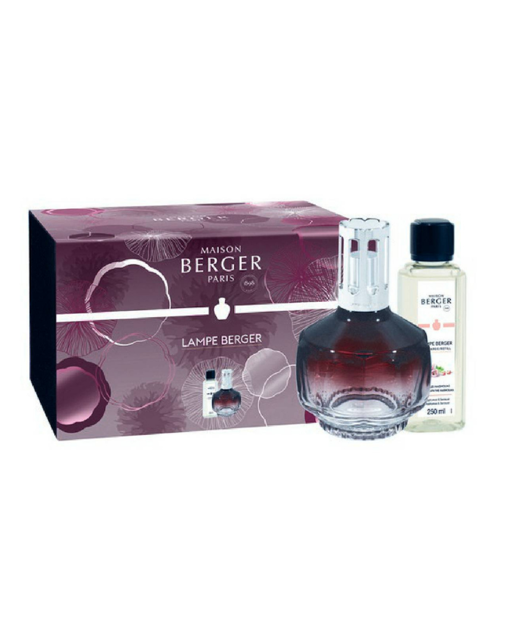 Zestaw Molekuły Śliwka Lampa Katalityczna Maison Berger Paris + Olejek Zapachowy „Magnolia” 250ml