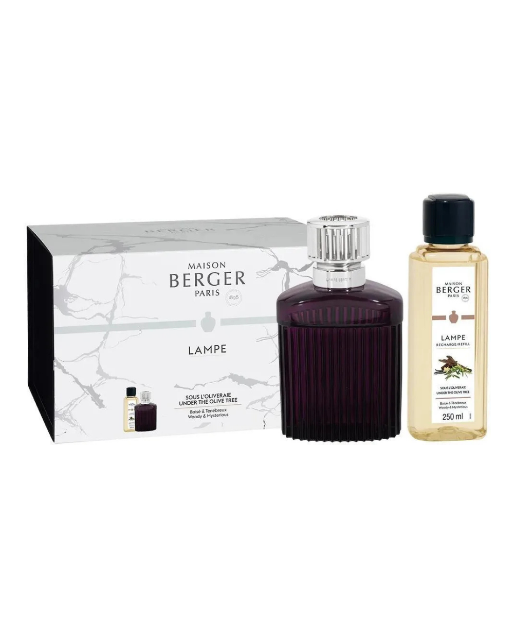 Zestaw Lampa Katalityczna Maison Berger Paris Alfa + Olejek Zapachowy „Gaj Oliwny” 250ml