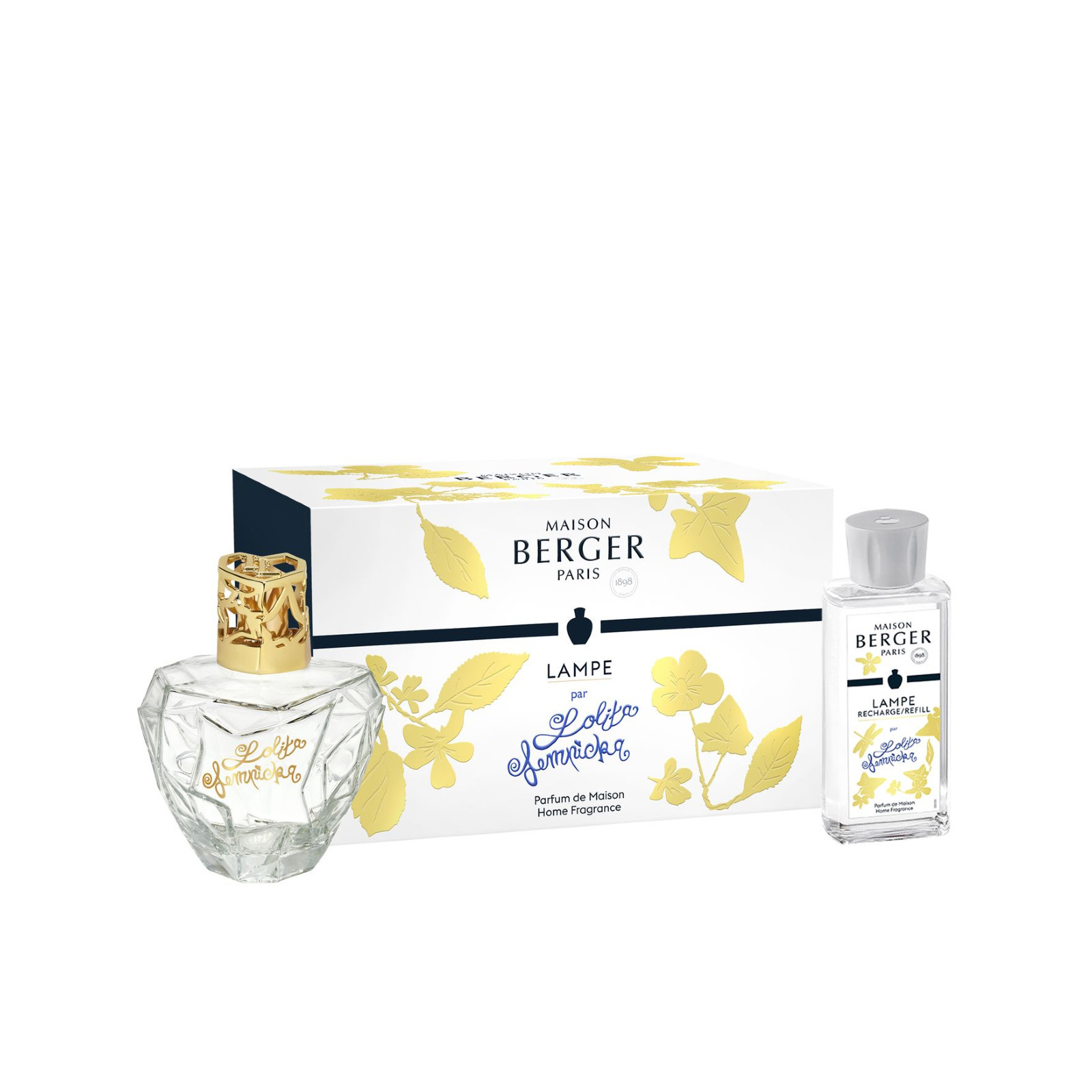 Zestaw Przeźroczysta Lampa Katalityczna Maison Berger Paris Lolita + Olejek Zapachowy „Lolita” 250ml